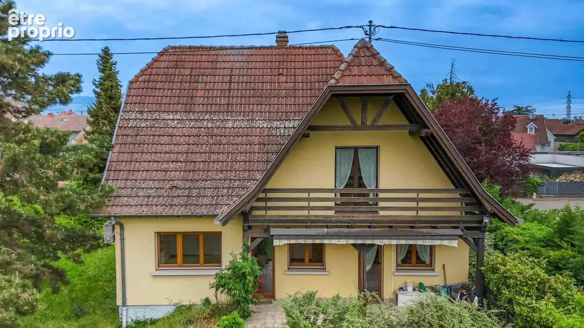A la vente à DORLISHEIM (67) - Maison d'architecte 6 pièces Vue sur Mont Ste Odile - photo 5