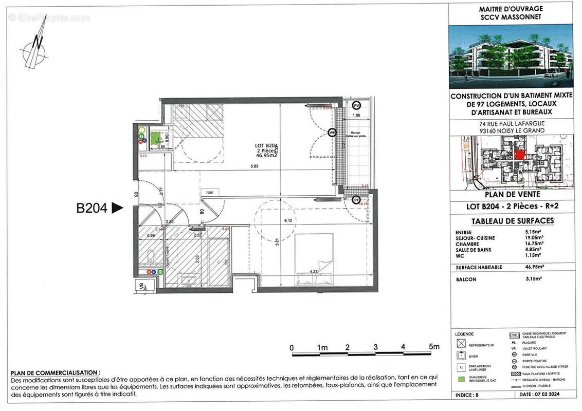Appartement à NOISY-LE-GRAND