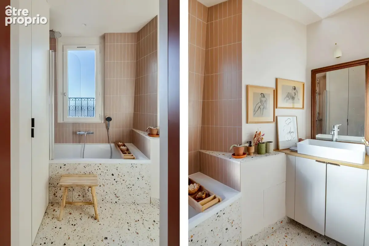 Paris 18e - LAMARCK-CAULAINCOURT / RUE FRANCOEUR - Duplex - 6 pièces - 126,42m² Carrez - 4 chambres - Balcon filant - photo 5