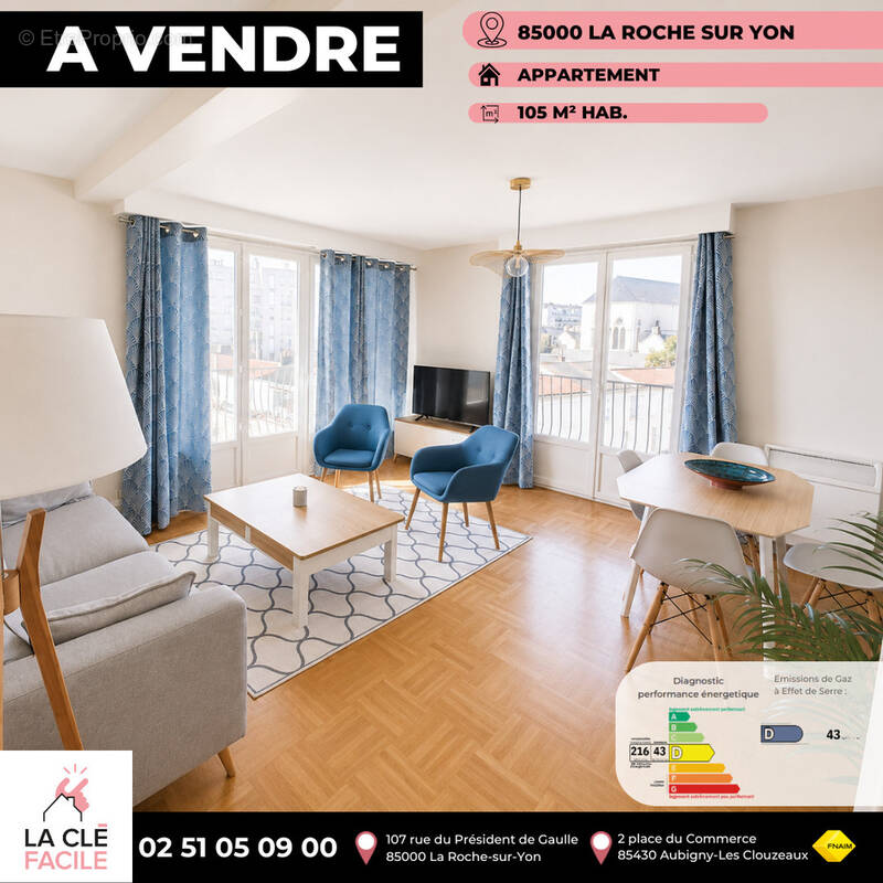 Appartement à LA ROCHE-SUR-YON