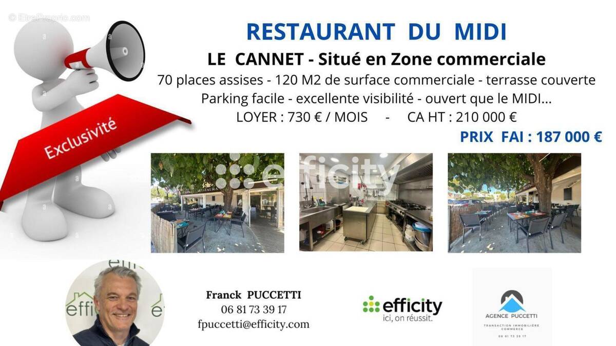 Commerce à LE CANNET