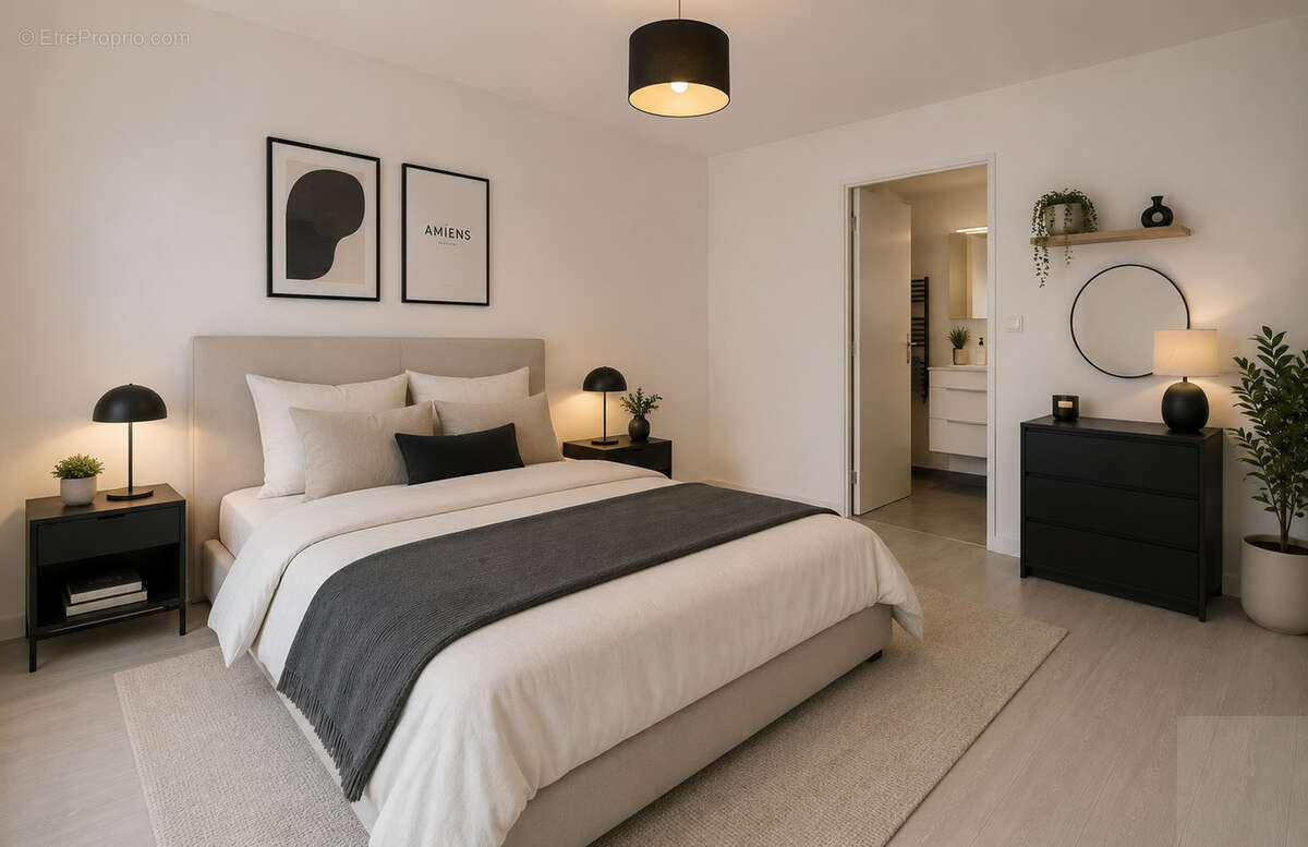 Amiens - quartier saint pierre - appartement t2 - place de parking - residence securisee - photo 5