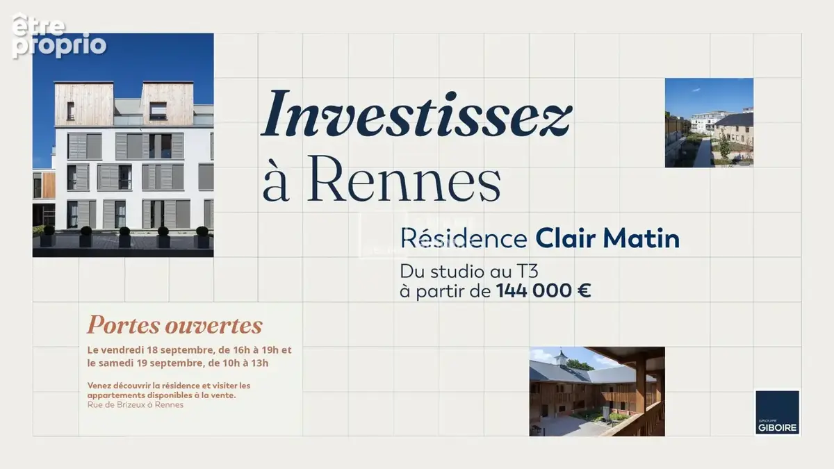 A VENDRE - AGENCE GIBOIRE  * EXCLUSIVITE* Appartement Rennes 3 pièce(s) 48.66 m2 - photo 4