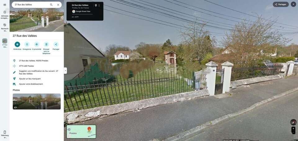 Terrain 550 m² à Presles  - photo 2