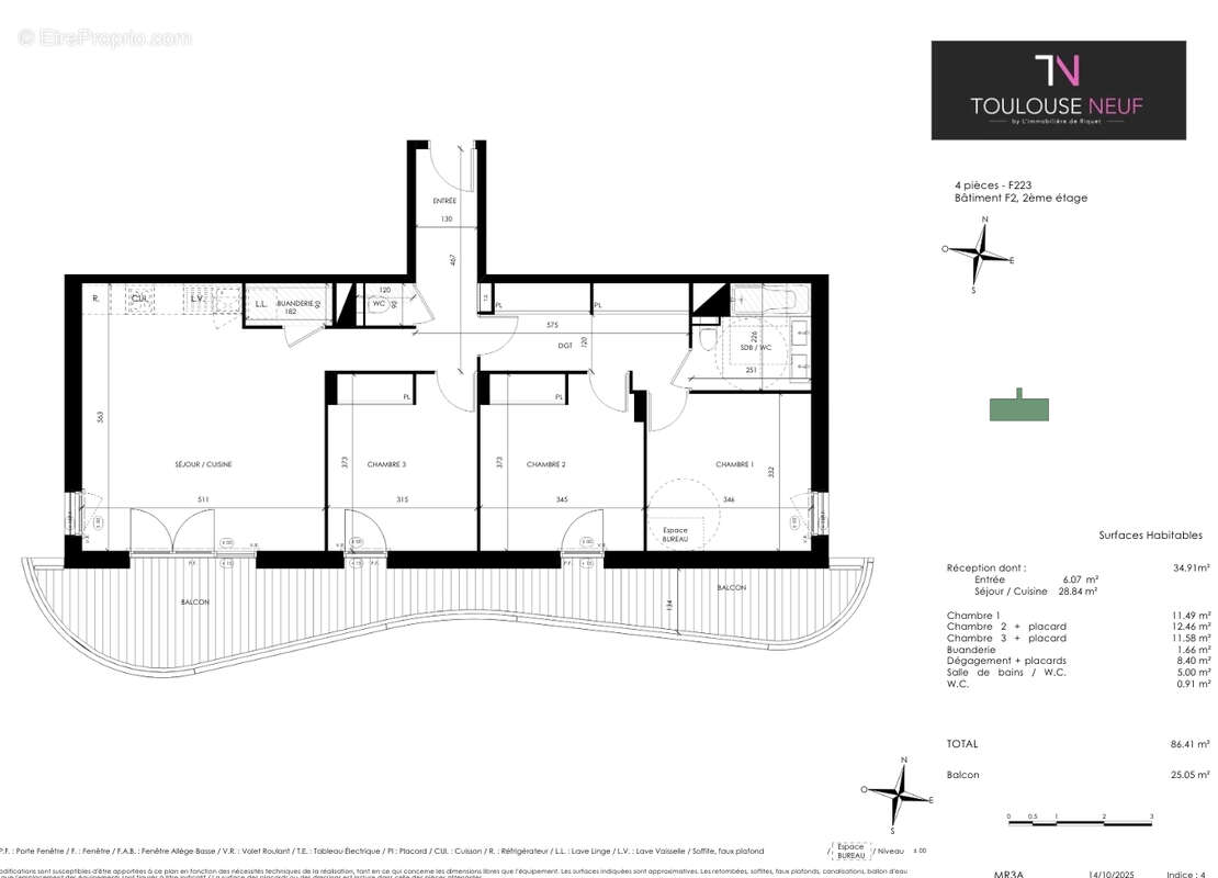 Appartement à TOULOUSE