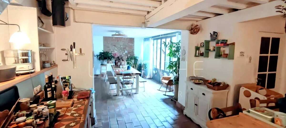 Maison de village - patio + terrasse - elne - photo 8