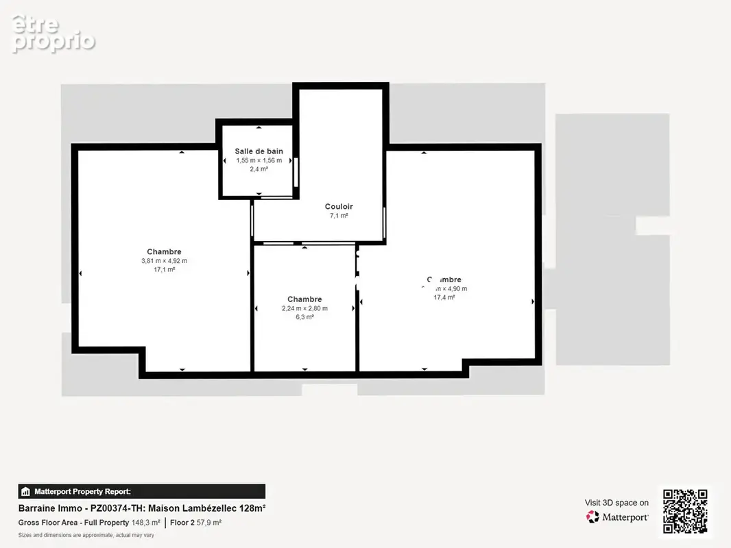 Barraine immo a vendre maison charmante 128m² sous sol complet lambezellec ref pz00374-th - photo 15