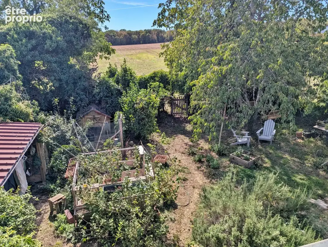 vu du jardin depuis le balcon Sud PARIS