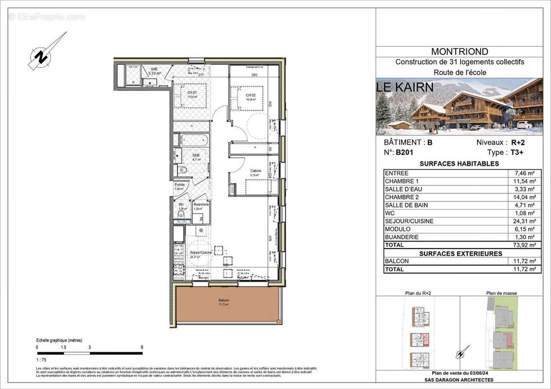 Appartement à MONTRIOND