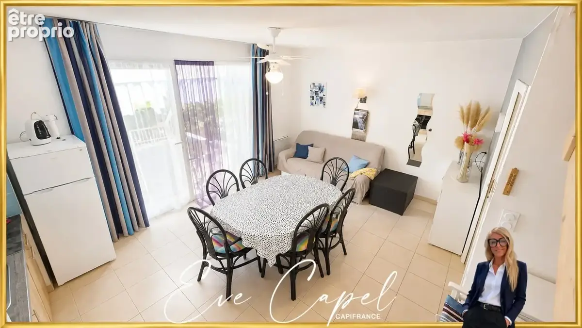 Maison à vendre 3 pièces LE CAP D'AGDE (34), Pavillon 2 chambres, secteur Rochelongue, dans résidence avec piscine et parking pr - photo 4