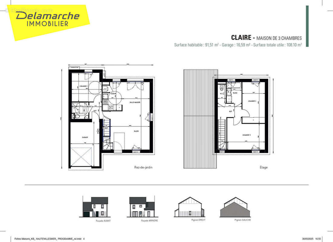 Maison à HAUTEVILLE-SUR-MER