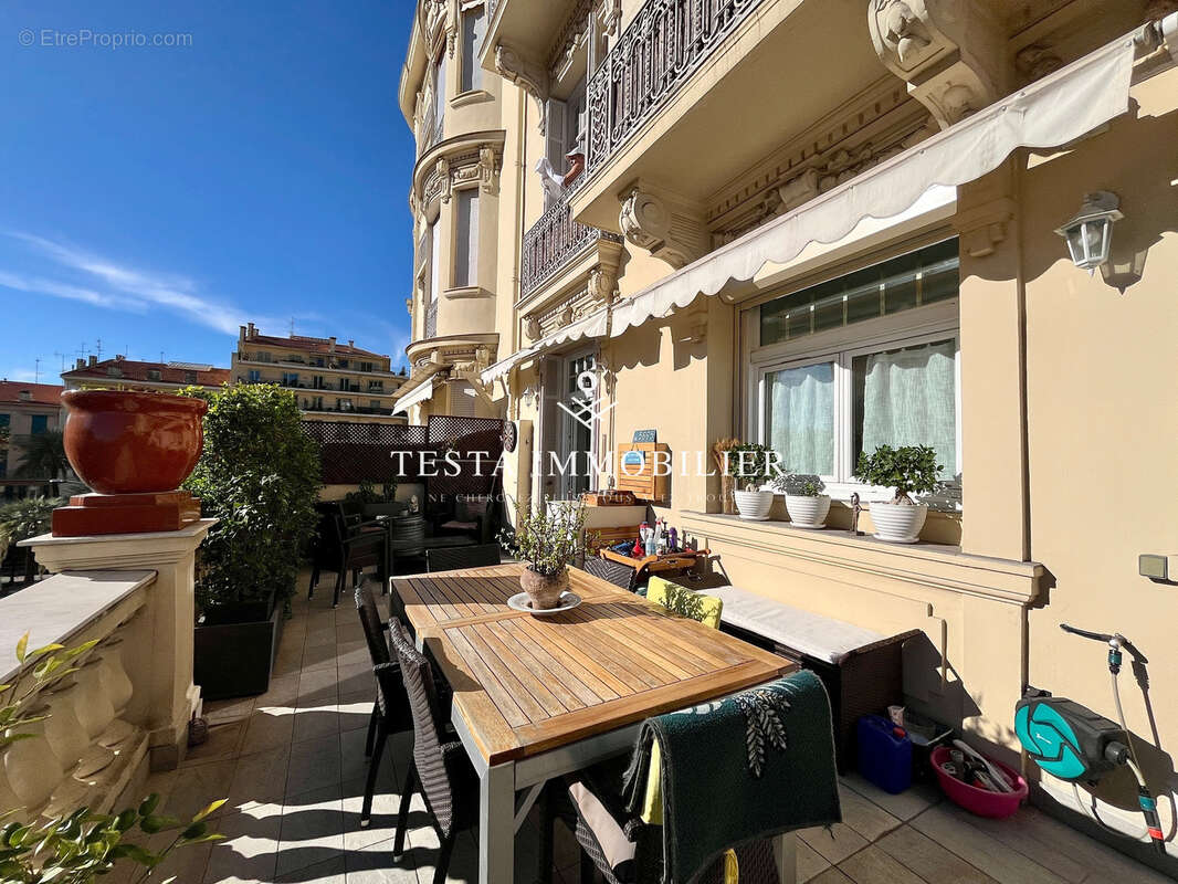 Menton centre - palace - 3 pieces 87m2 - terrasse 50 m2 - photo 17