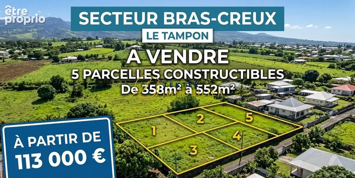 Terrain à LE TAMPON