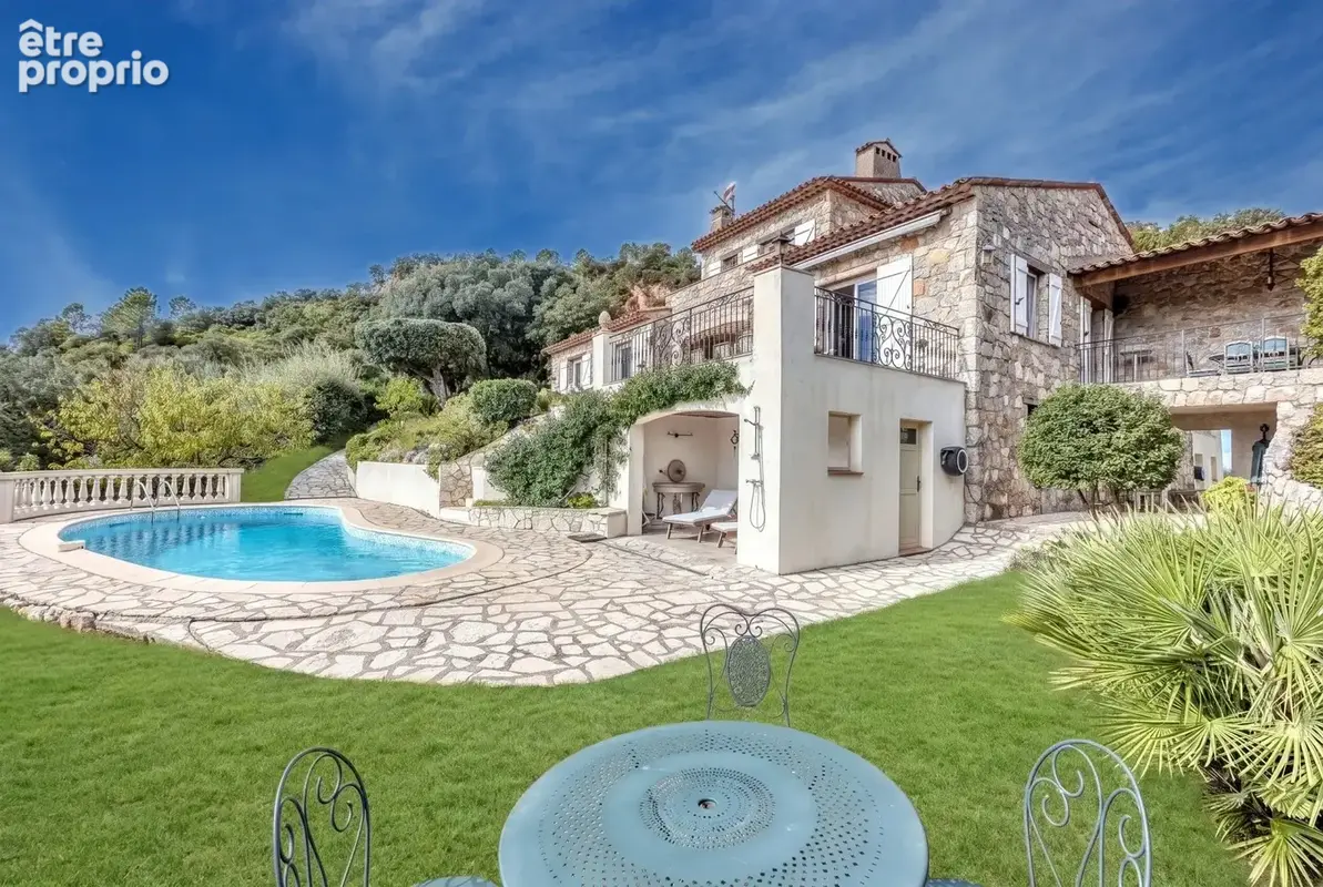 Les adrets-de-l’estérel – villa de charme en pierre avec vue mer exceptionnelle - photo 8