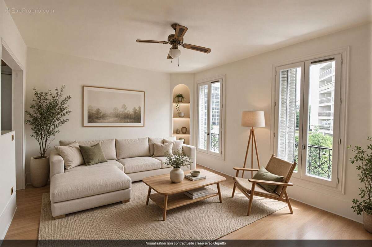 scandinave-living_room-gepetto - Appartement à LES LILAS