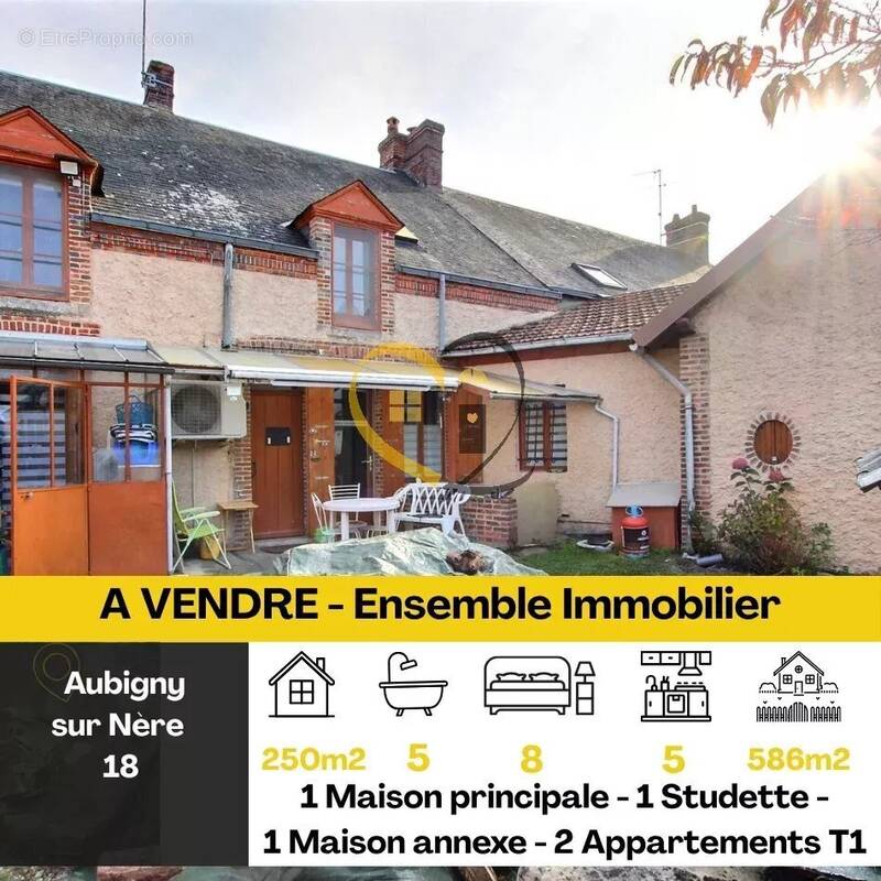 Maison à AUBIGNY-SUR-NERE