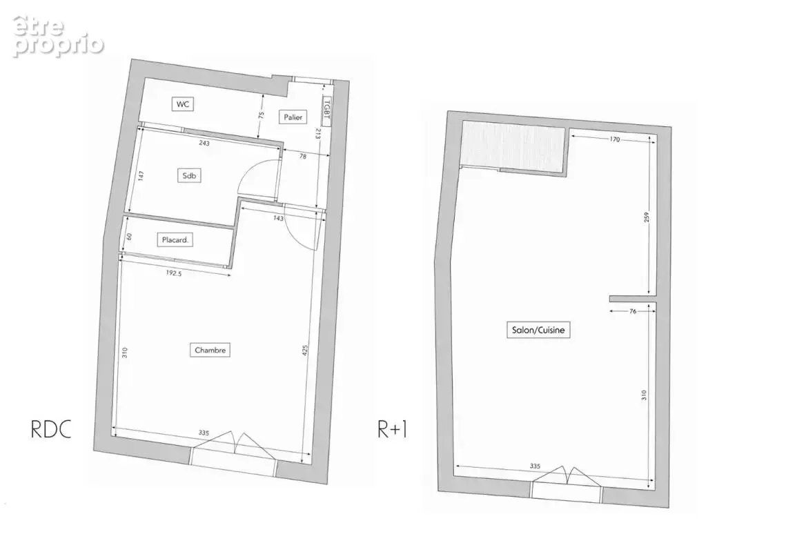 Plateau duplex 40m2 - Saint-Genis-Laval centre - photo 2