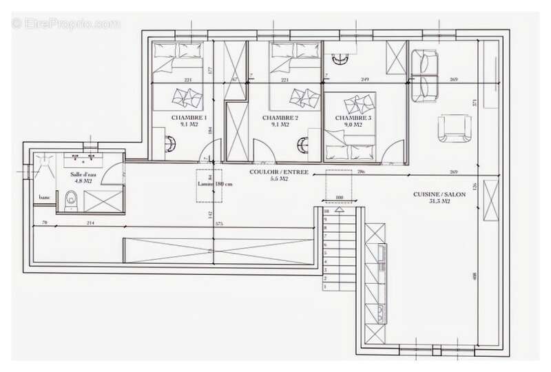 Investissement Locatif: immeuble mixte Commerces/Habitation à Clairoix - photo 4