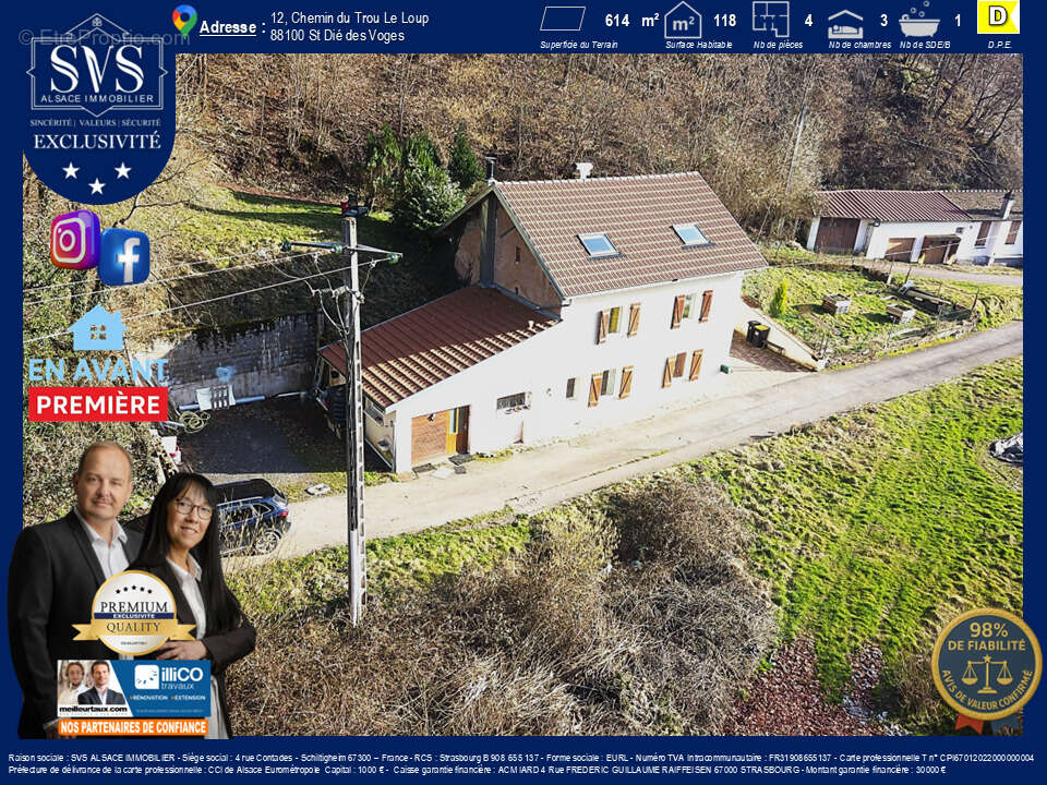 Maison à SAINT-DIE-DES-VOSGES