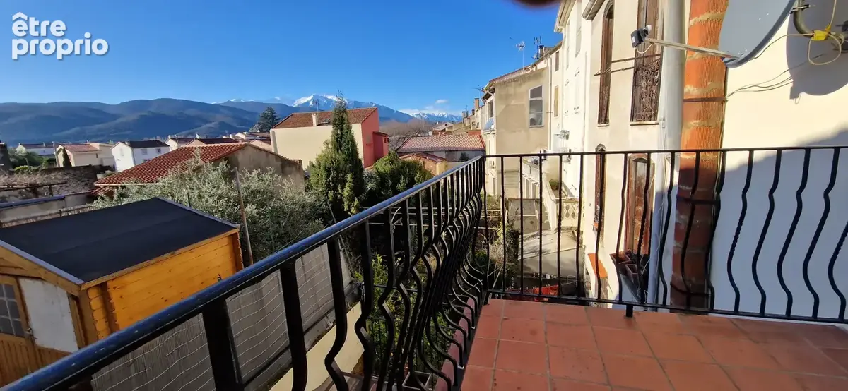 Ille sur tet - maison de village traversante avec terrasses et garage- sud - photo 8