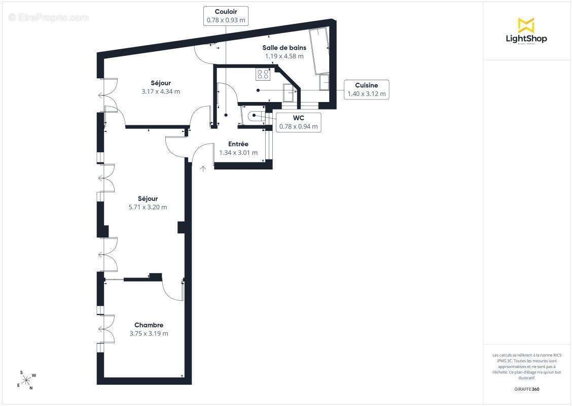Appartement à PARIS-16E