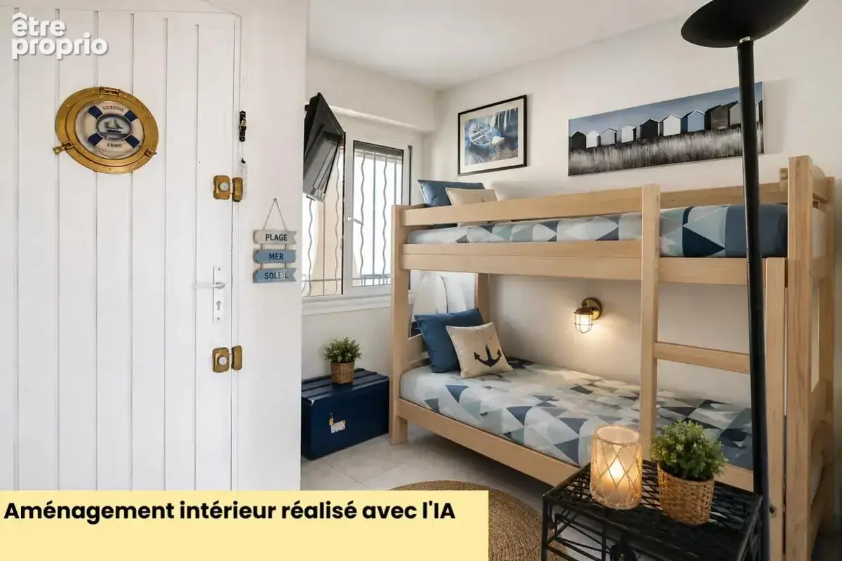 La grande-motte (34280) – studio cabine avec coin nuit – 31,59 m² – balcon – vue mer & port – exposition sud – ascenseur - photo 8