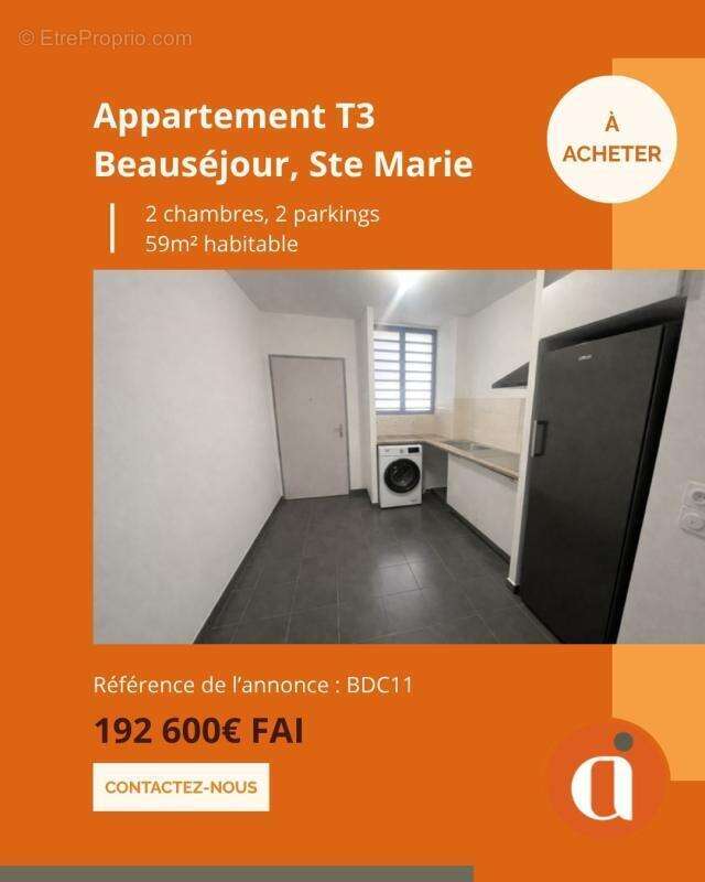 Appartement à SAINTE-MARIE