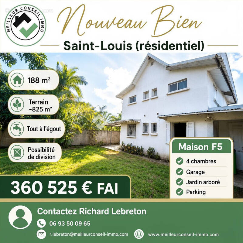Maison à SAINT-LOUIS