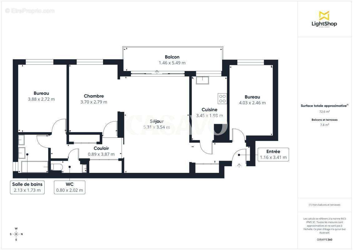 Appartement à SAINT-CLOUD