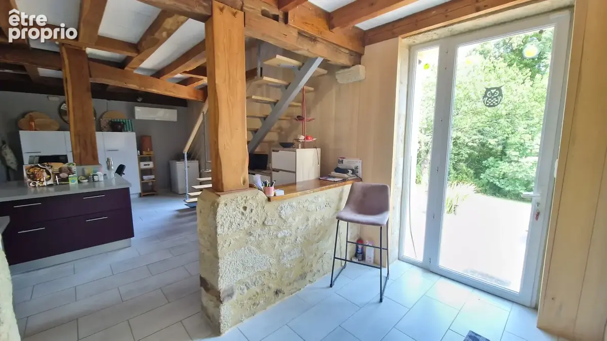10 min de sauveterre de guyenne - maison en pierre 160 m2 - terrain 3900 m2 - photo 11