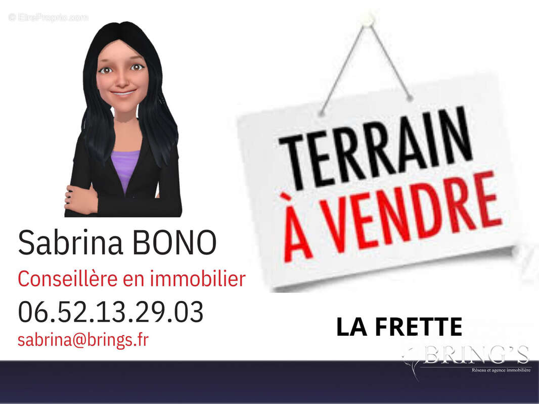 Terrain à LA FRETTE