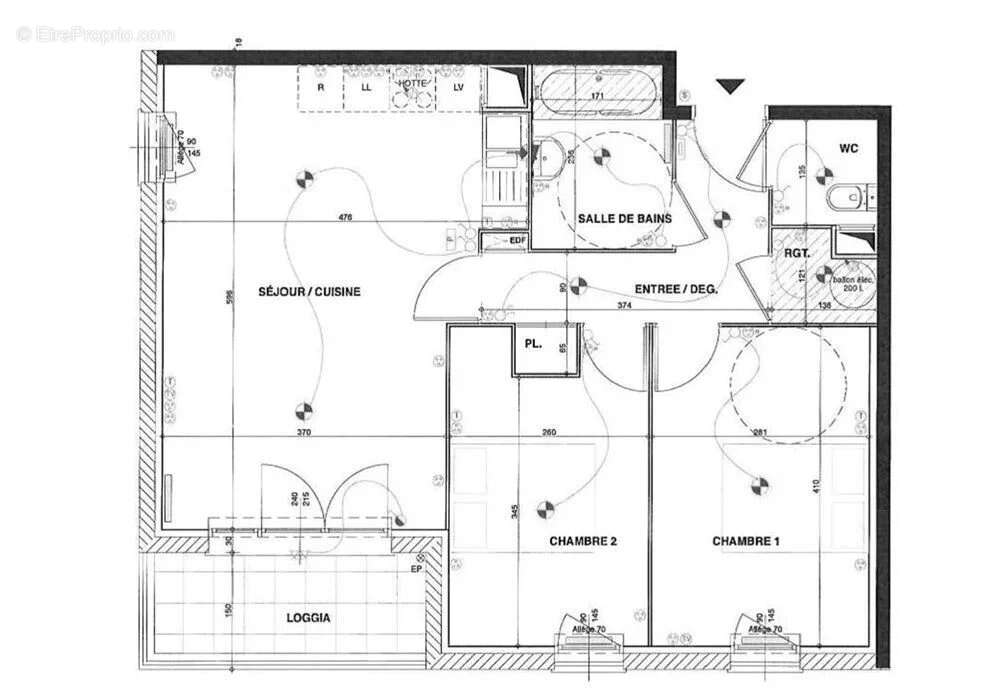 Appartement à VILLENAVE-D'ORNON