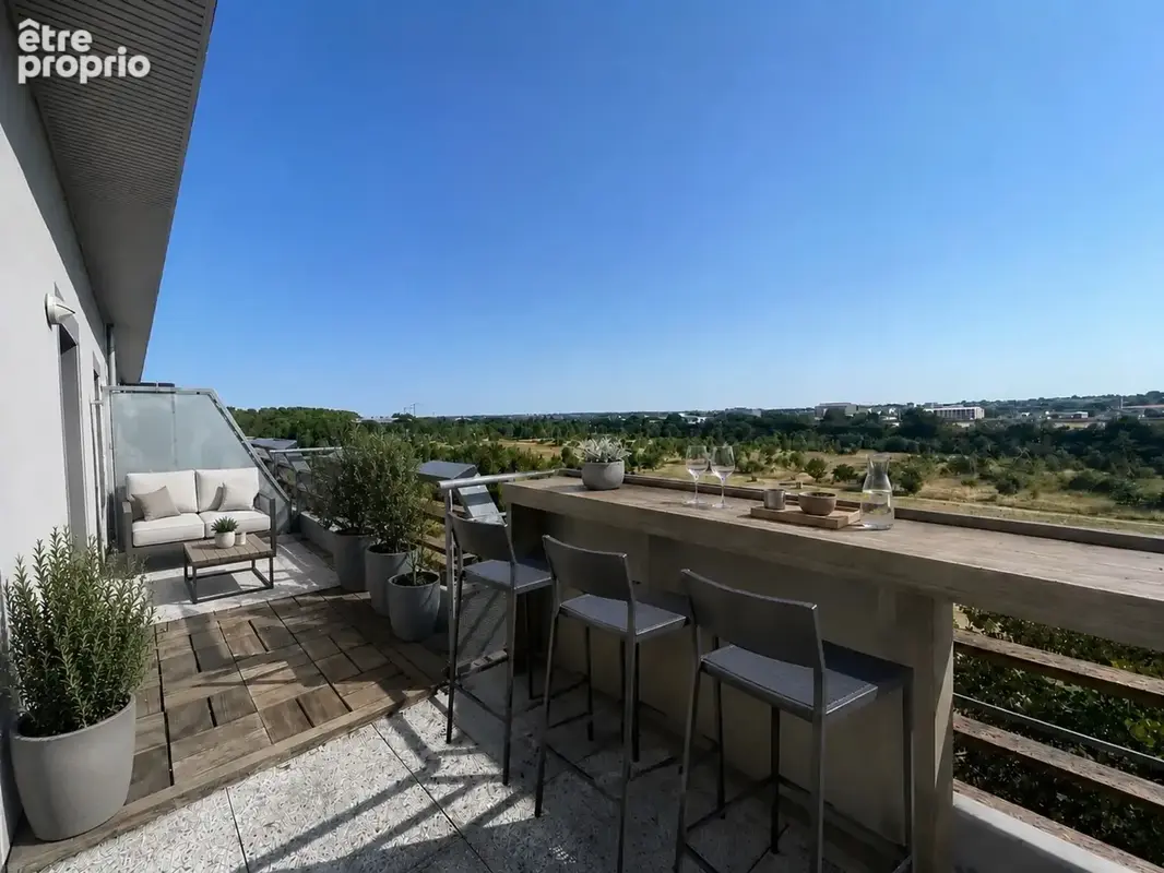 Appartement T2 avec terrasse vue dégagée - photo 2