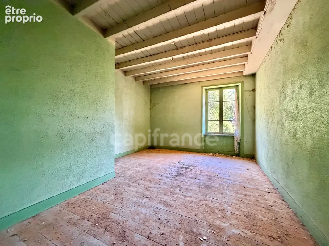 Maison en pierre mitoyenne, 142 m2, 235 m2 de terrain + 2260 m2 de terrain déporté, entièrement à rénover, caves - photo 7