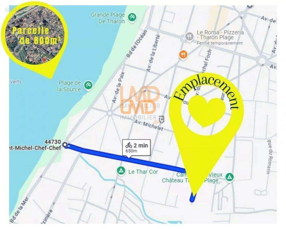 Terrain à SAINT-MICHEL-CHEF-CHEF