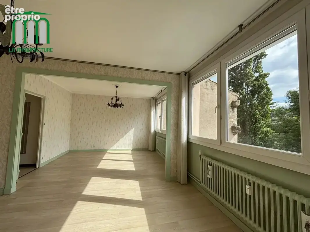Saint etienne bellevue - appartement t4  traversant et lumineux de 79,28m² avec 2 chambres + garage + cave - photo 12