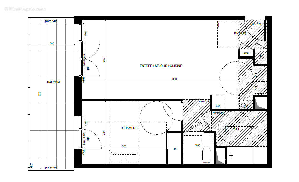 Appartement à SAINT-LAURENT-DU-VAR