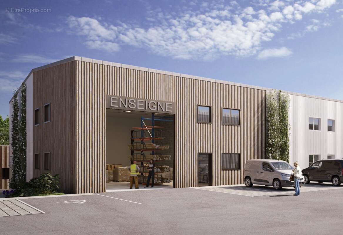 Local type - Façade principale - Commerce à KERVIGNAC