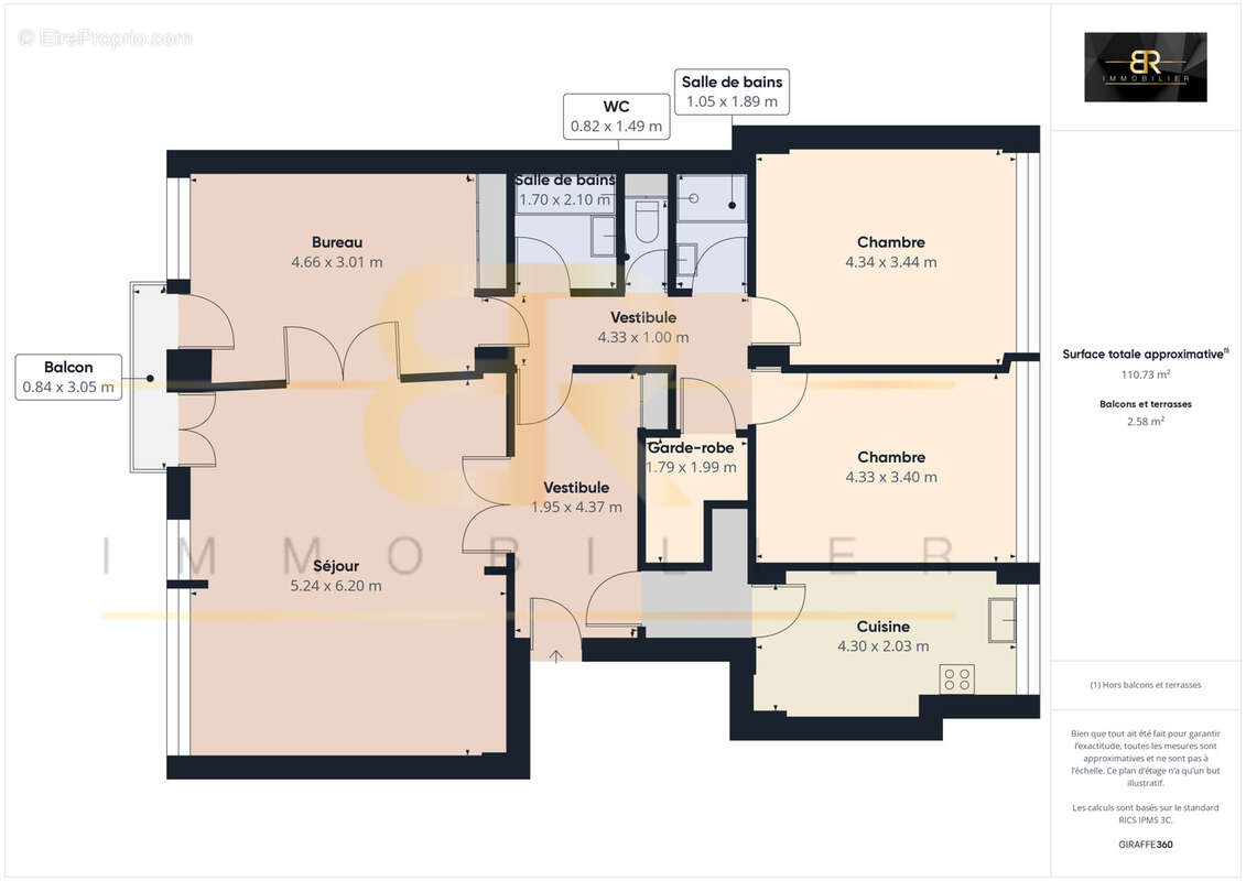 Appartement à PARIS-16E