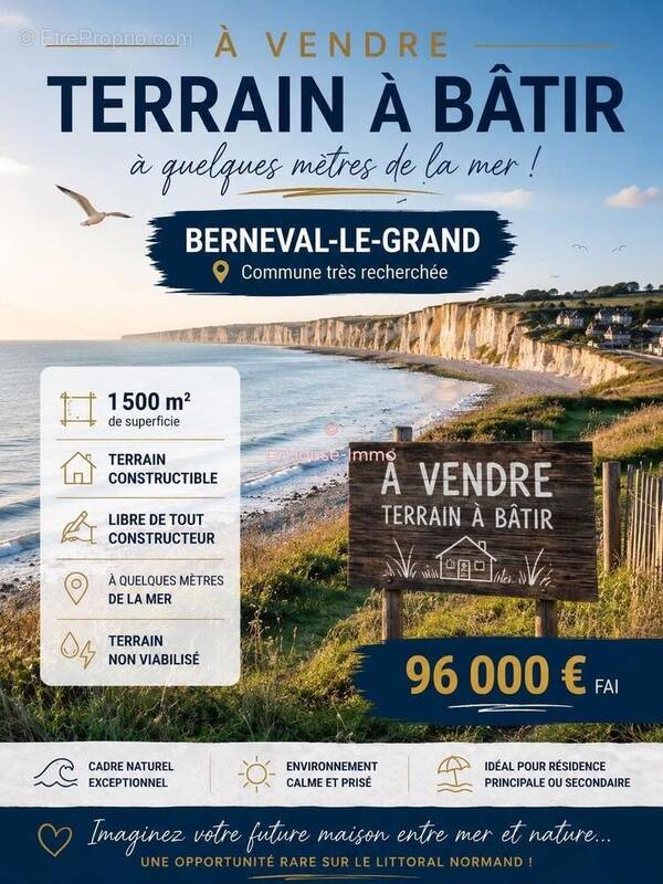Terrain à BERNEVAL-LE-GRAND