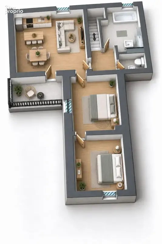 Appartement 3 pièces 65 m² à vendre à Marignier (74970) - photo 8