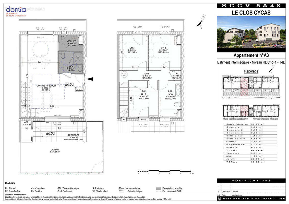 Appartement à AUBIERE