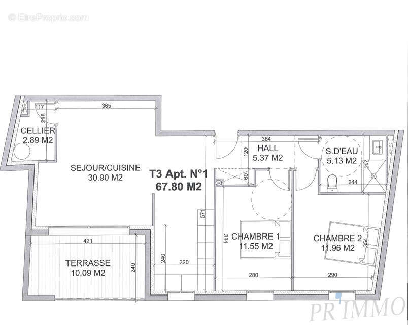 Appartement à PUGET-SUR-ARGENS