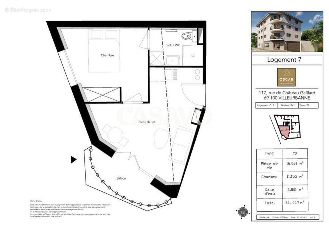 Appartement à VILLEURBANNE