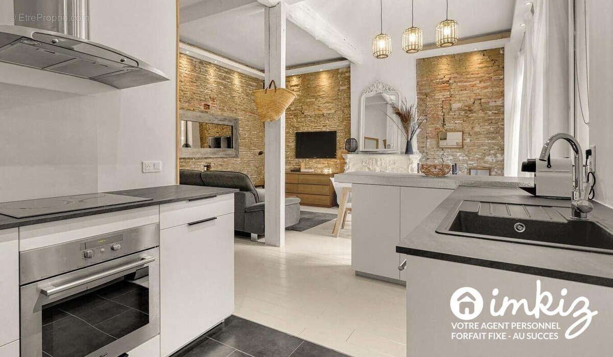 Appartement T3 rénové cachet ancien en souplex - photo 9