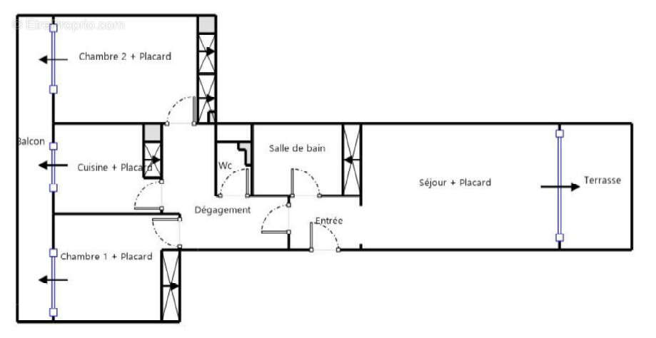 Appartement à MENTON