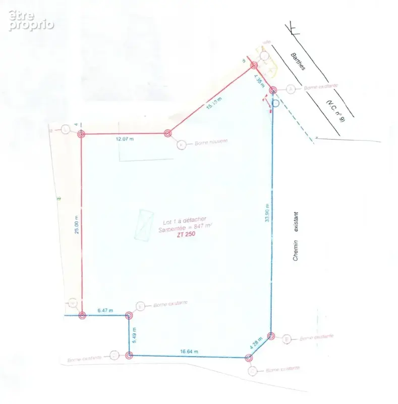 EXCLUSIVITÉ.BRESSOLS (82710) Terrain constructible de 847m2. - photo 3