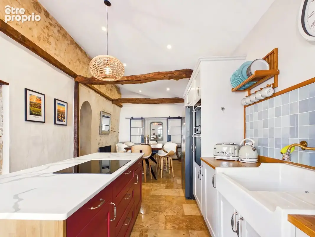Maison en pierre de cinq chambres avec piscine et superbe grange de 153 m², proche de Sainte-Foy-la-Grande - photo 5