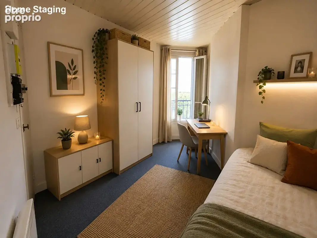 Appartement Paris 1 pièce(s) 15.58 m2 - photo 3