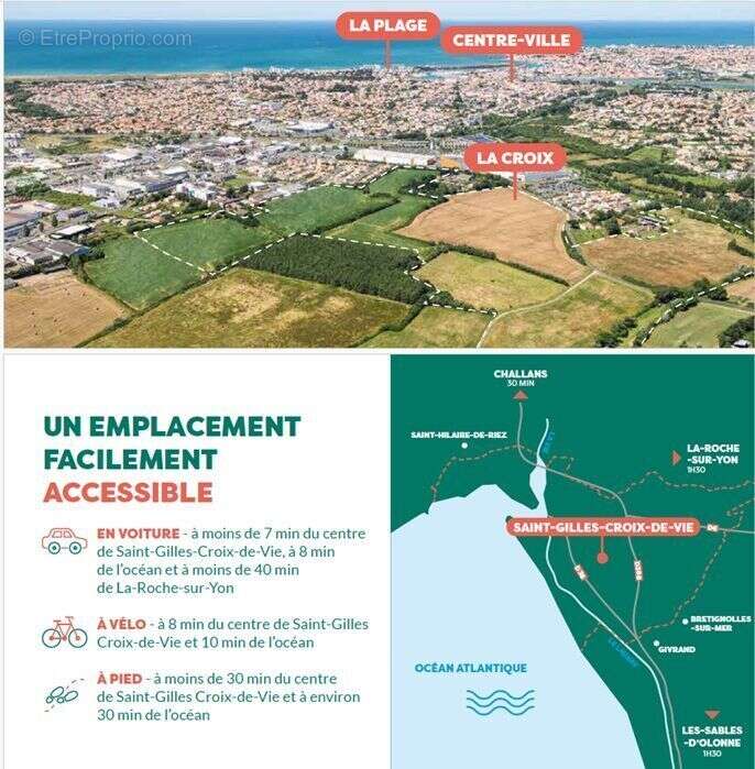 Terrain à SAINT-GILLES-CROIX-DE-VIE